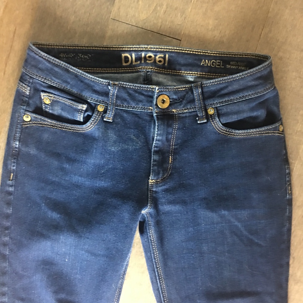 DL1961 Angel Mid-Rise Skinny Ankle Jean Size 27